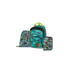 Oxybag Iskolatáska szett OXY Go 3 részes Dino tolltartóval és tornazsákkal iskolatáska