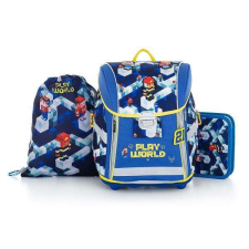 Oxybag OXYBAG iskolatáska szett - kék Playworld iskolatáska