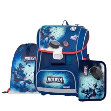 Oxybag PREMIUM iskolatáska szett, 3 db - hoki tolltartó
