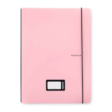 OXYbook füzet A/4, 40 lapos, vonalas, PASTELINI, pasztell rózsaszín füzet