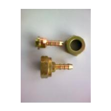 Oxyturbo Csatlakozó tömlővéggel  1/2" balos (OX-490002) hűtés, fűtés szerelvény