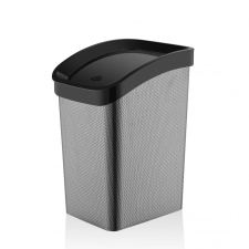 ÖZ-ER PLASTIK Műanyag Smart Click szemetes, fekete/carbon mintás 23L szemetes