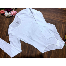 Özkan Turkey pamut hosszúujjú body 0600 fehér női body