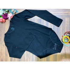 Özkan Turkey pamut hosszúujjú body 0600 fekete