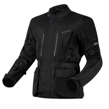 Ozone Sahara motorkerékpár-kabát fekete motoros kabát