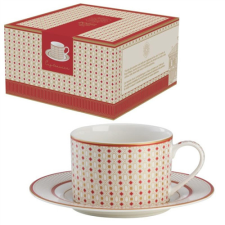  P.M.PM0124IMPE Porcelán teáscsésze+alj 220ml dobozban, Imperial bögrék, csészék