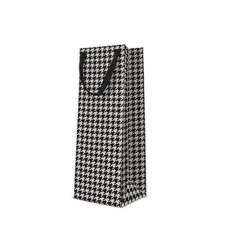 P.W.AGB1013304 Classic Design papír ajándéktáska italos 12x37x10cm ajándéktasak