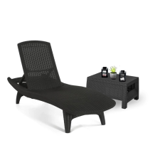  Pacific kerti nyugágy set Corfu asztallal kerti bútor