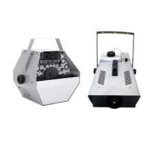  Pack Balloon gép és Professzionális füstgép távirányítóval, IdeallStore®, ezüst party kellék