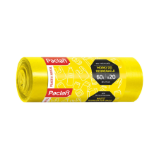  Paclan Szelektív Műanyag Gyűjtő Szemeteszsák 60L (20db/tekercs) 60cmx72cm 11my tisztító- és takarítószer, higiénia