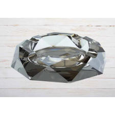 Padonio Faro fekete kerek kristály szivar hamutartó – 4 szivartartó vájattal hamutartó