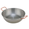  Paella wok serpenyő polírozott acél 26cm 54242