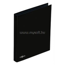Pagna A4 nyomtatott karton 25mm 4 gyűrű fekete gyűrűs mappa (P2060501) gyűrűskönyv