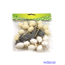  Pálcás színes tojás 35db/csomag kb 2,5cm - B dekorációs kellék