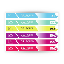  Pálcás Tip Gél lakk Matrica - 151-156 lakk zselé