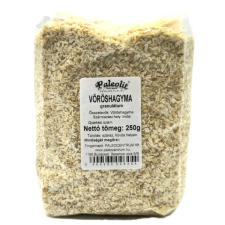  Paleolit Vöröshagyma granulátum 250g Onion minced 1-3mm alapvető élelmiszer