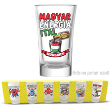  Pálinkás pohár szett, Magyar energia ital ajándéktárgy