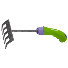 PALISAD 260mm 5 fogas mini temetõi gereblye ergonomikus nyéllel ERA gereblye, lombseprű