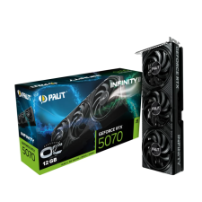 Palit geforce rtx 5070 infinity 3 oc 12gb gddr7 192bit (ne75070s19k9-gb2050s) videókártya