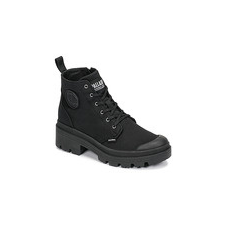 Palladium Magas szárú edzőcipők PALLABASE TWILL Fekete 37 női cipő