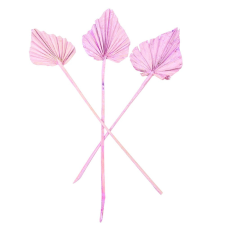 Pálma levél közepes falfestékes mauve 8db-os dekorációs kellék