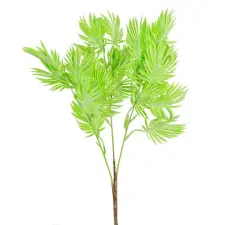  Pálma leveles bokor 3ágú M58cm 72db/# dekorációs kellék