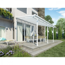 Palram Sierra 4200 fehér 3x4,25 pergola-kocsibeálló (702640) kerti tárolás