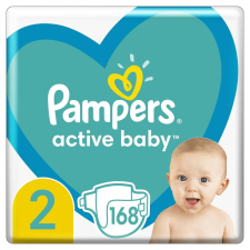 Pampers 2-es méretű Active Baby pelenka, 168 db, fehér pelenka