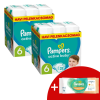 Pampers Active Baby 2x havi Pelenkacsomag 13-18kg Junior 6 (256db) + Ajándék Törlőkendő