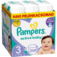 Pampers Active Baby 3 Midi (208 db) - egyhavi csomag pelenka