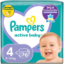 Pampers Active Baby 4-es méret (76 db) 9-14 kg pelenka