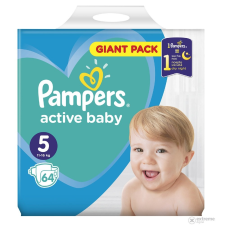 Pampers Active Baby 5 Giant Pack pelenka 11-16kg 64db pelenka