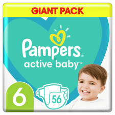 Pampers Active Baby 6 Extra Large (13-18 kg) pelenka 56 db pelenka
