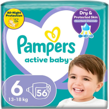 Pampers Active Baby 6-os méret (56 db), 13-18 kg pelenka