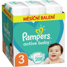  Pampers Active Baby-Dry 3 Mini 6-10Kg 208 db pelenka