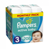 Pampers Active Baby Midi 3, 6-10 kg HAVI PELENKACSOMAG 208 db