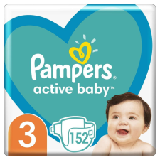 Pampers Active Baby Pelenka, 3-es méret, 152 pelenka, 6-10 kg pelenka