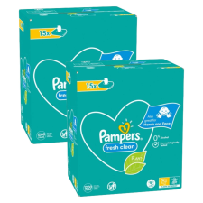 Pampers Fresh Clean nedves Törlőkendő 2x1200db törlőkendő