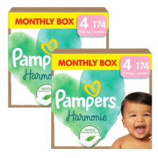 Pampers Harmonie 2 havi Pelenkacsomag 9-14kg Maxi 4 (348db) pelenka