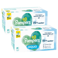 Pampers Harmonie Aqua nedves Törlőkendő 18x48db törlőkendő