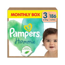 Pampers Harmonie pelenka 3, 6-10 kg, HAVI PELENKACSOMAG 186 db pelenka