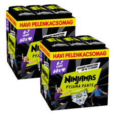Pampers Ninjamas Pyjama Pants havi Pelenkacsomag 17-30kg XL 7 - Űrhajó (120db) pelenka