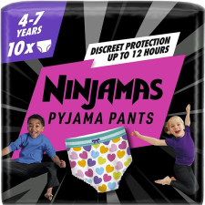 Pampers Ninjamas Pyjama Pants, szívecskés, 4-7 év (10 db) pelenka