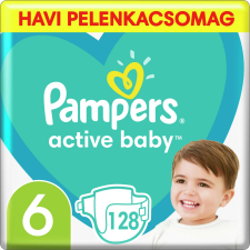 Pampers Pampers Active Baby havi Pelenkacsomag 13-18kg Junior 6 (128db) pelenka