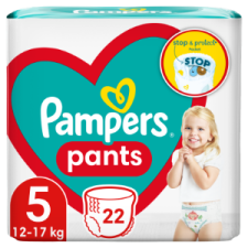 Pampers Pants Bugyipelenka, Méret: 5, 22 db pelenka, 12kg-17kg pelenka