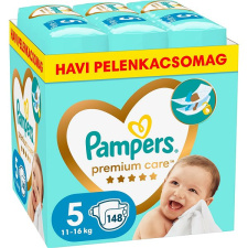 Pampers Premium Care 5-ös méret (148 db) pelenka