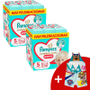 Pampers Premium Care Pants 2 havi Pelenkacsomag 11-17kg Junior 5 (204db) + Ajándék PAW Patrol Törölköző
