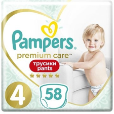 Pampers Premium Care Pants 4-es méret (58 db) pelenka