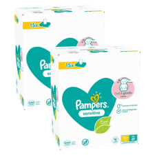 Pampers Sensitive nedves Törlőkendő 2x1200db törlőkendő