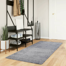  PAMPLONA kék magas szálú bolyhos modern szőnyeg 80 x 200 cm lakástextília